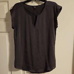 Express Dark Gray Blouse